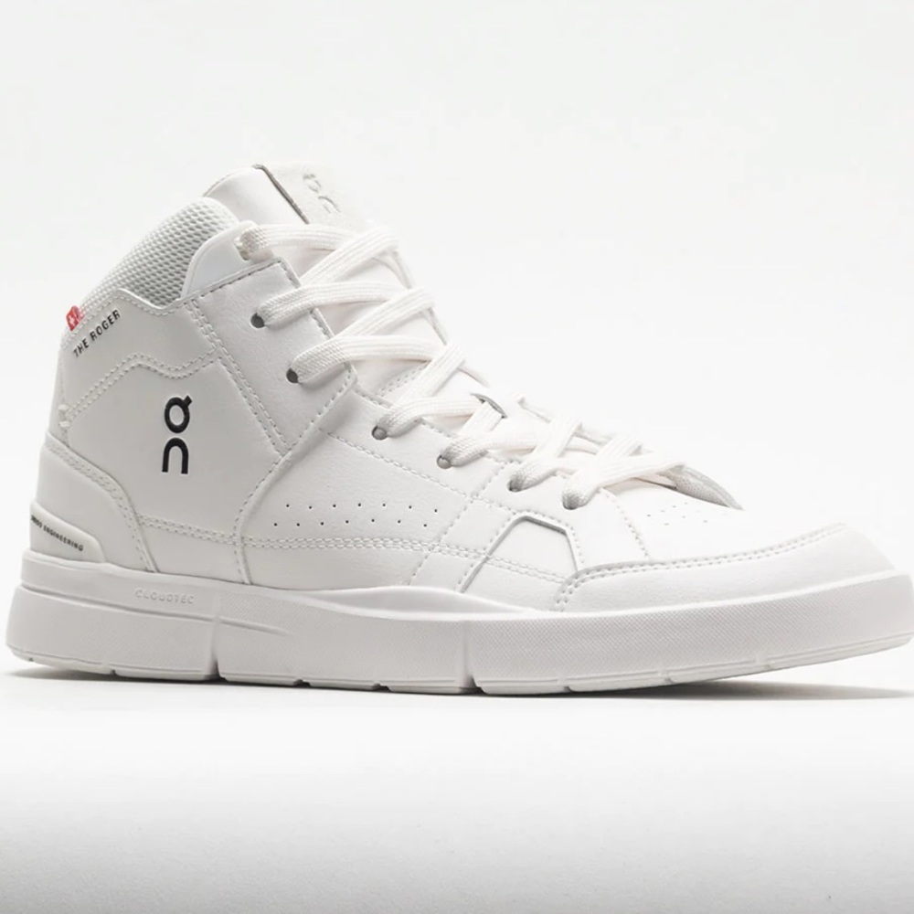 Roger clubhouse mid sneakers  Size USW8 All white Used